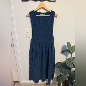 Vintage Bryn Connelly Corduroy Jumper Dress Preppy Pinafore